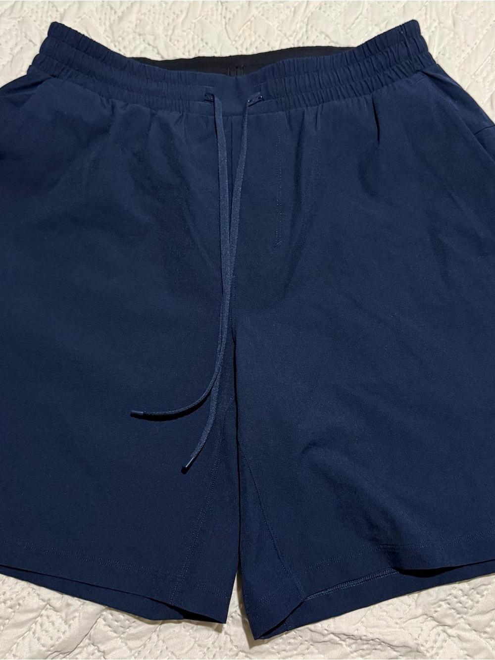 lululemon athletica Men's Navy Athletic Drawstring Shorts